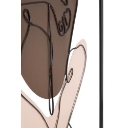 Panel de pared PAREJA – Armonía decorativa (60 x 1,3 x 80 cm)