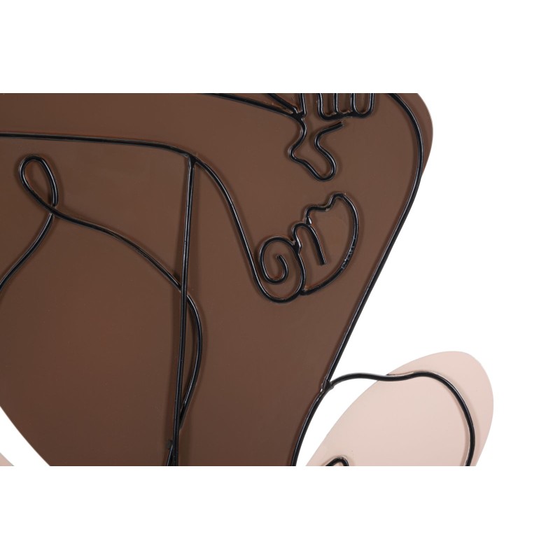 Panel de pared PAREJA – Armonía decorativa (60 x 1,3 x 80 cm)