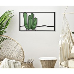 Panel mural CACTUS – Originalidad natural (60 x 1,3 x 33 cm)