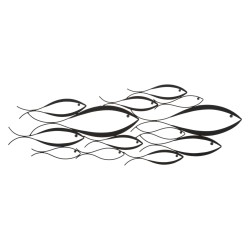 Panel mural FISH – Elegancia colgante (100 x 1 x 35 cm)
