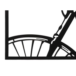 Juego de paneles de pared para bicicletas – Juego de 3 piezas, estilo moderno (40 x 1,3 x 60 cm / tamaño de cada pieza)