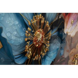 Cuadro lacado con marco NARCY – A – Lujo contemporáneo (82 x 4 x 82 cm)