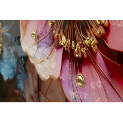 Cuadro lacado con marco NARCY – A – Lujo contemporáneo (82 x 4 x 82 cm)