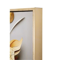 Cuadro lacado con marco FLORA M – Elegancia sutil (42 x 3,5 x 62 cm)