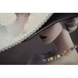 Cuadro lacado con marco, SOMBRERO DE VIENA – B – Estilo único (62 x 4 x 92 cm)