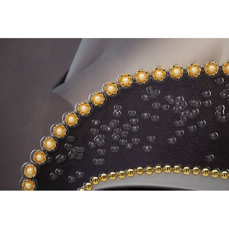 Cuadro lacado con marco, SOMBRERO DE VIENA – B – Estilo único (62 x 4 x 92 cm)