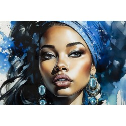 Cuadro lacado con marco ALTEA – A – Refinamiento colorido (82 x 4 x 82 cm)