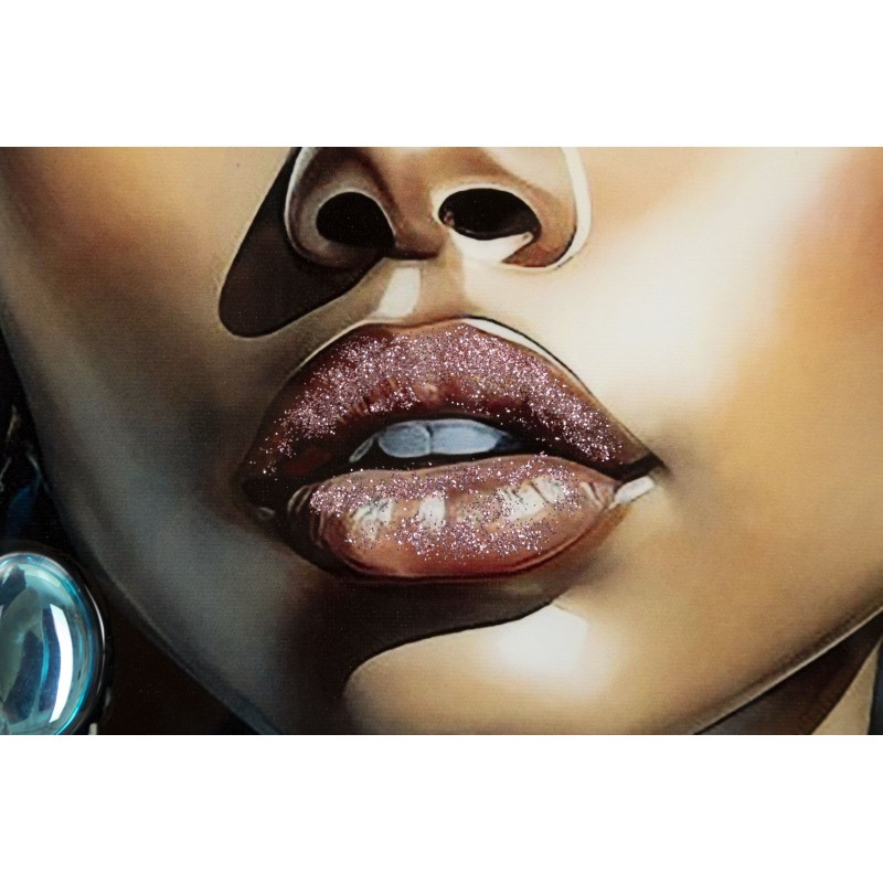 Cuadro lacado con marco ALTEA – A – Refinamiento colorido (82 x 4 x 82 cm)