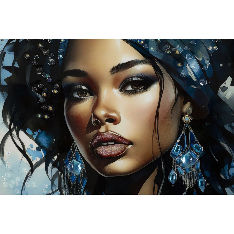 Cuadro lacado con marco ALTEA – B – Armonía Moderna (82 x 4 x 82 cm)