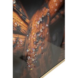 Cuadro lacado con marco BAD BULLY – A – Energía y carácter (42,5 x 2,8 x 82,5 cm)