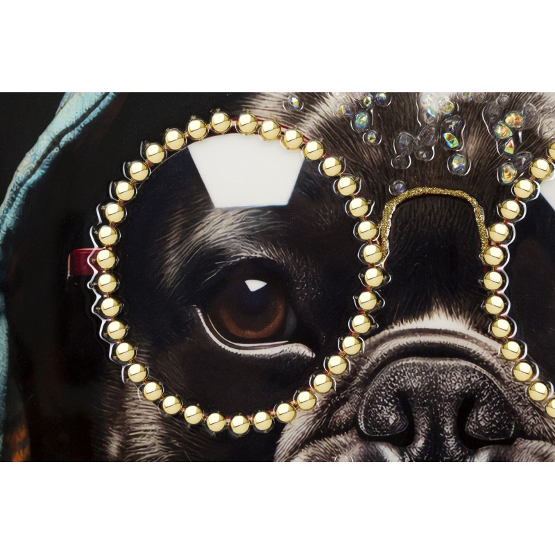 Cuadro lacado con marco BAD BULLY – B – Variación dinámica (42,5 x 2,8 x 82,5 cm)