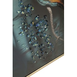 Cuadro lacado con marco BAD BULLY – B – Variación dinámica (42,5 x 2,8 x 82,5 cm)