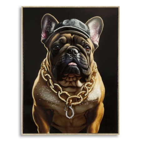 Arte mural lacado con marco BULLY C/CORNICE – Modernidad y refinamiento (62 x 4 x 82 cm)