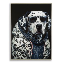 Marco de fotos mural lacado con elementos de seguridad – Elegancia y protección (53 x 3 x 73 cm)