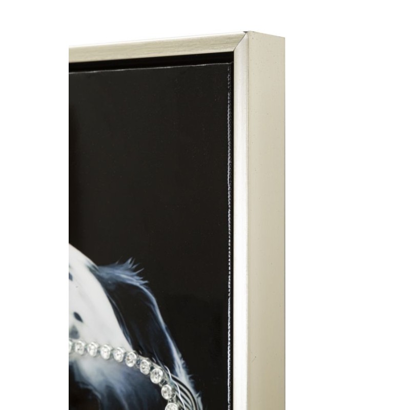 Marco de fotos mural lacado con elementos de seguridad – Elegancia y protección (53 x 3 x 73 cm)