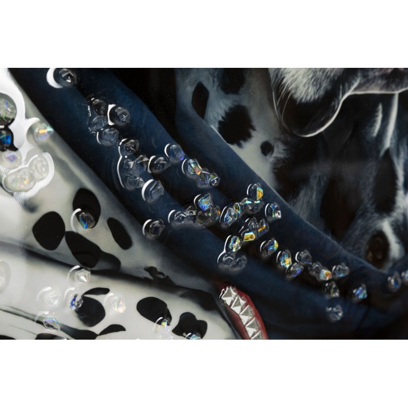 Marco de fotos mural lacado con elementos de seguridad – Elegancia y protección (53 x 3 x 73 cm)