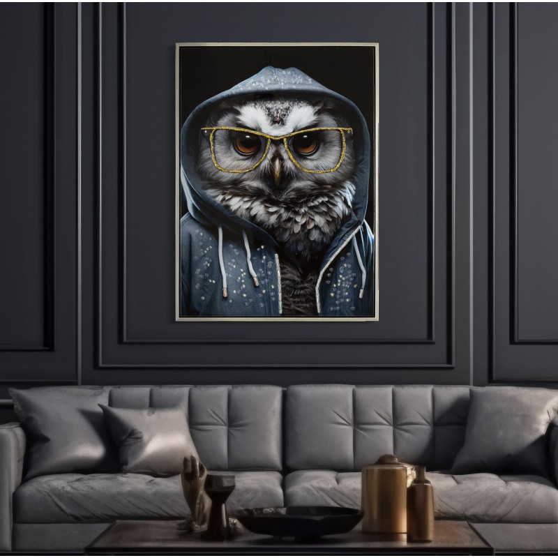 Arte mural lacado EDVY – Elegancia contemporánea para tus paredes (53 x 3 x 73 cm)