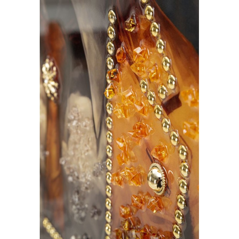 Cuadro mural de MONO lacado – Originalidad artística impresionante (52,5 x 2,8 x 72,5 cm)