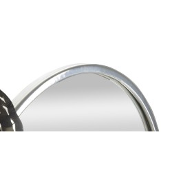 Panel de pared de hierro forjado con espejo – Reflejos y refinamiento glamuroso (106 x 3,8 x 48 cm)