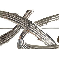 Panel mural de hierro MONDRIAN – Diseño moderno y colorido (121 x 5 x 52 cm)