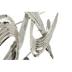 Panel mural de hierro MONDRIAN – Diseño moderno y colorido (121 x 5 x 52 cm)