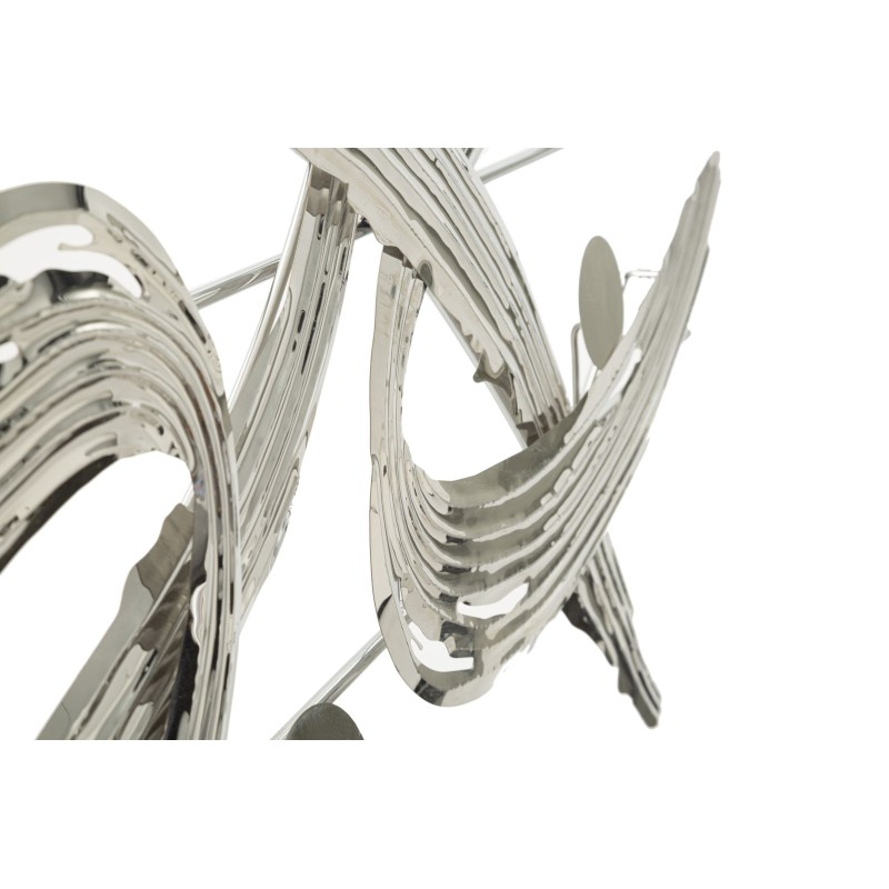 Panel mural de hierro MONDRIAN – Diseño moderno y colorido (121 x 5 x 52 cm)