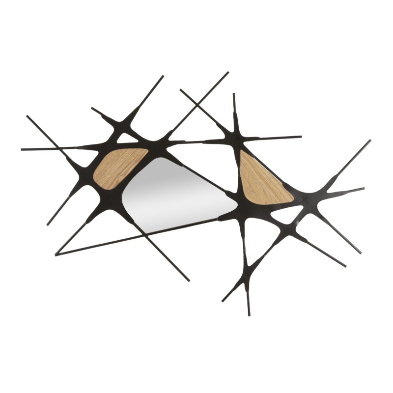 Panel mural de hierro ABSY – Minimalismo refinado para una pared elegante (114 x 2 x 80 cm)