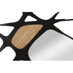 Panel mural de hierro ABSY – Minimalismo refinado para una pared elegante (114 x 2 x 80 cm)