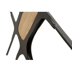 Panel mural de hierro ABSY – Minimalismo refinado para una pared elegante (114 x 2 x 80 cm)