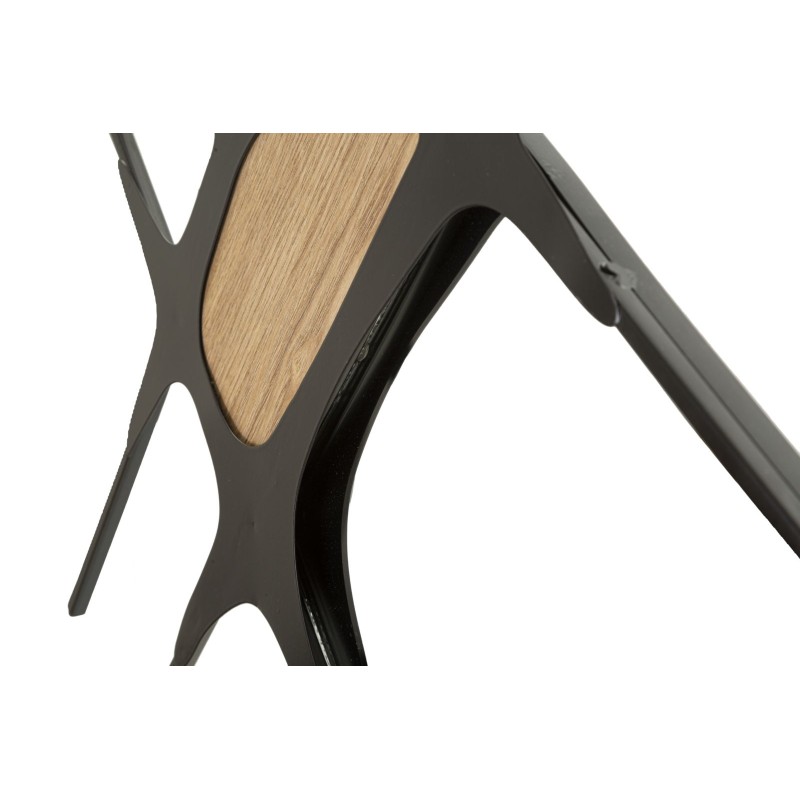 Panel mural de hierro ABSY – Minimalismo refinado para una pared elegante (114 x 2 x 80 cm)