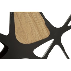 Panel mural de hierro ABSY – Minimalismo refinado para una pared elegante (114 x 2 x 80 cm)