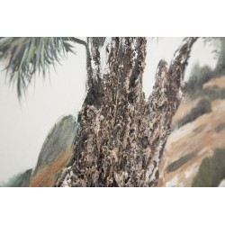 Pintura al óleo de oliva L – Un toque mediterráneo sobre lienzo (120 x 3,8 x 80 cm)