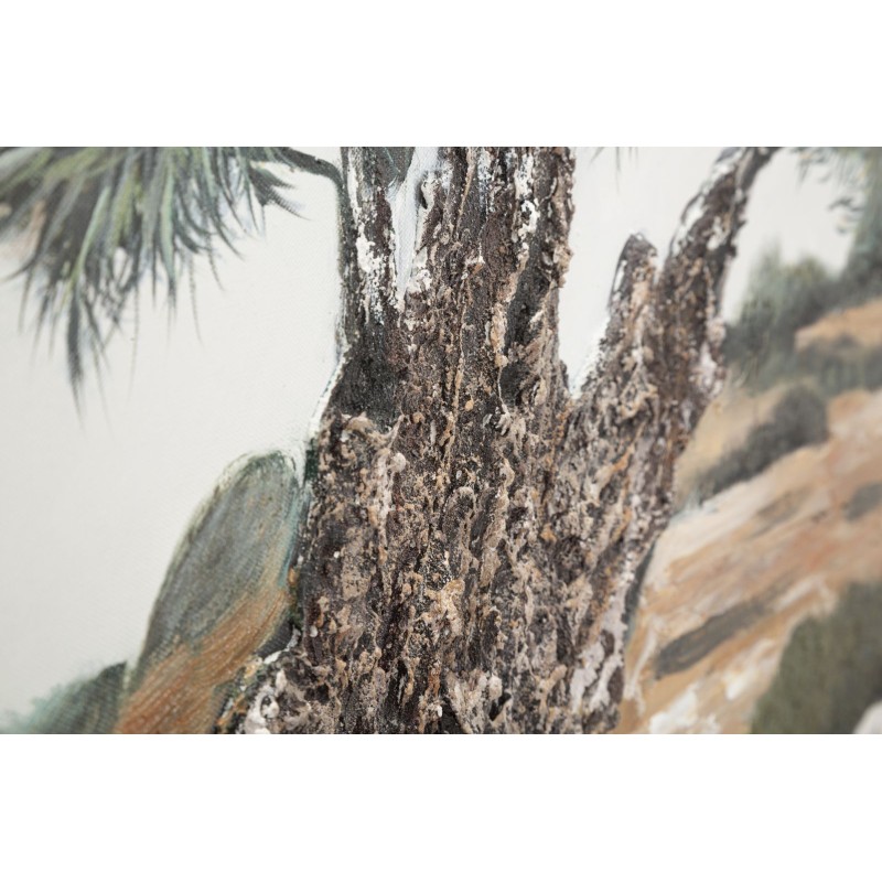 Pintura al óleo de oliva L – Un toque mediterráneo sobre lienzo (120 x 3,8 x 80 cm)