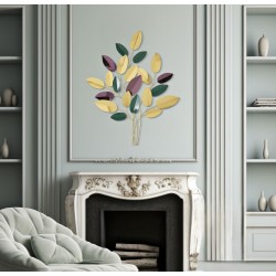 Panel mural colorido – Explosión de colores y energía vibrante (81,9 x 3,8 x 97 cm)