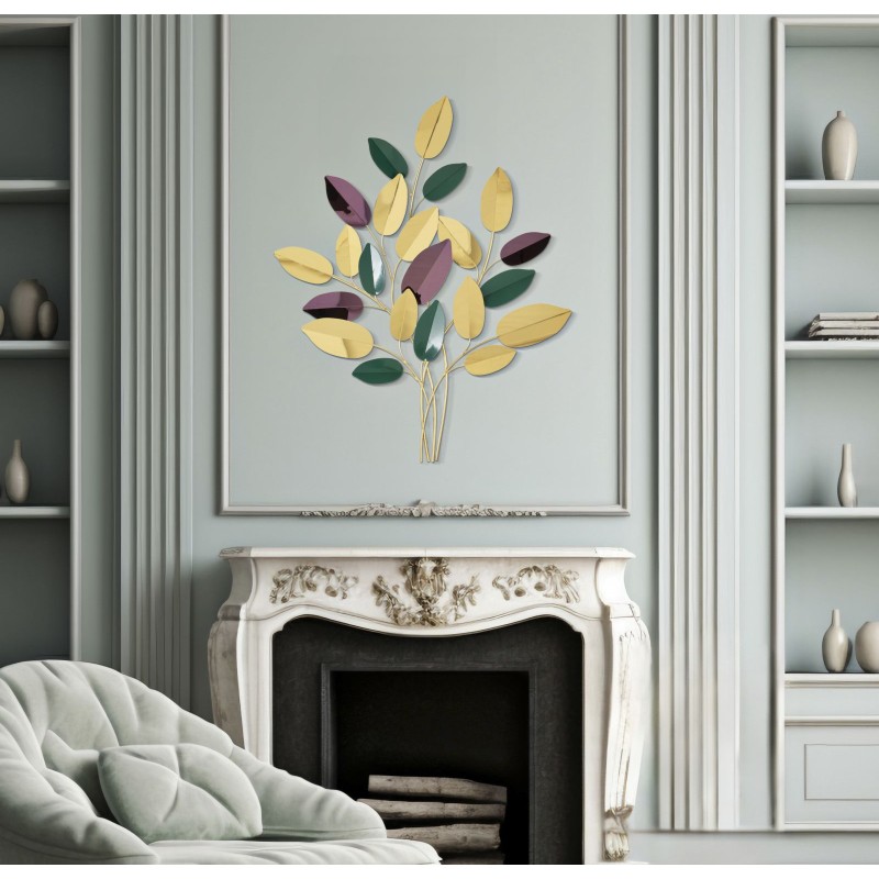 Panel mural colorido – Explosión de colores y energía vibrante (81,9 x 3,8 x 97 cm)