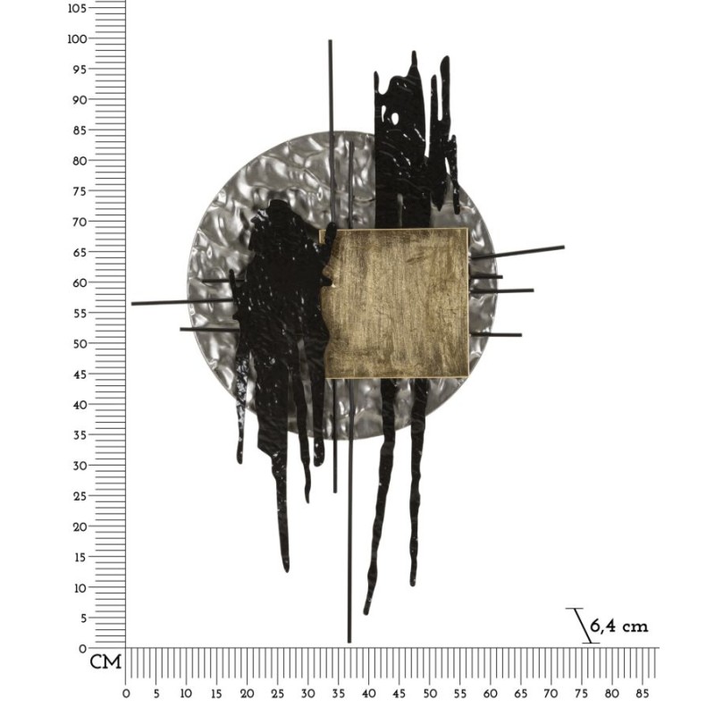 Panel de pared CRIPTON H – Diseño contemporáneo y audaz (71,8 x 6,4 x 100 cm)