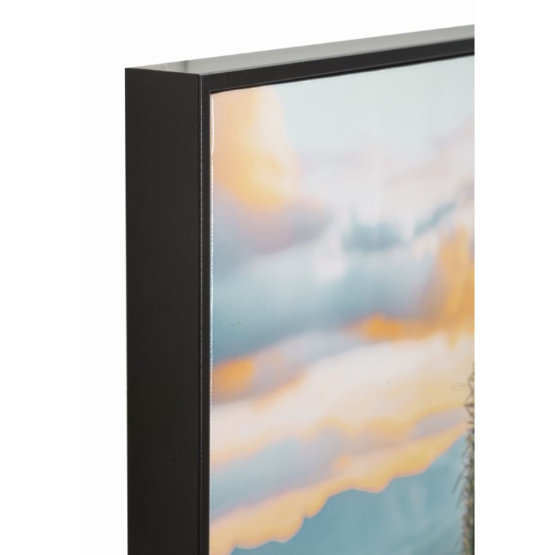 Lienzo lacado Cactus H – Grandeza y arte mural moderno (60 x 4 x 90 cm)