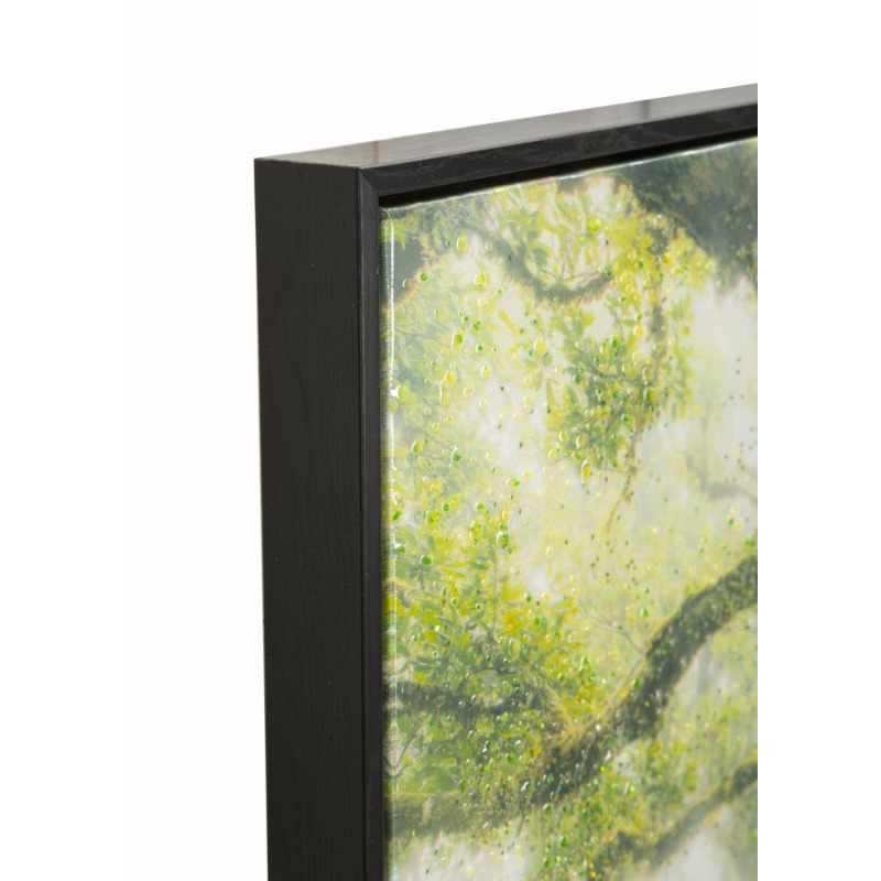 Impresión sobre lienzo lacado Bosque – Naturaleza y profundidad en tus paredes (90 x 4 x 60 cm)