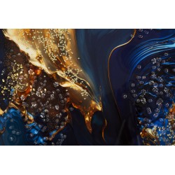 Andrómeda. Lienzo lacado – El universo en tu pared (60 x 4 x 90 cm)