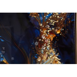 Andrómeda. Lienzo lacado – El universo en tu pared (60 x 4 x 90 cm)