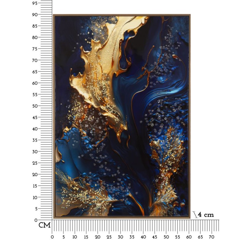 Andrómeda. Lienzo lacado – El universo en tu pared (60 x 4 x 90 cm)