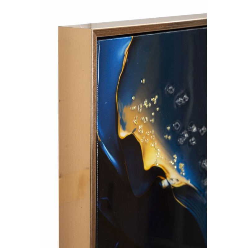 Impresión sobre lienzo lacado Andrómeda B – Viaje Cósmico y Colores (60 x 4 x 90 cm)