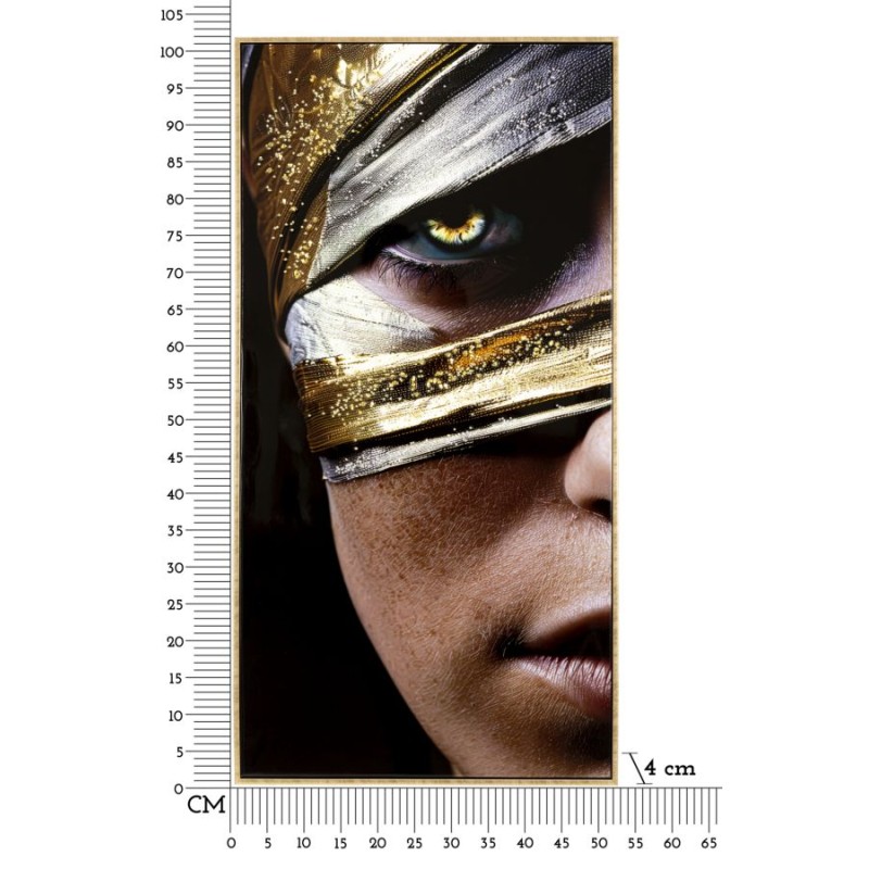 Nairobi. Lienzo lacado – Modernidad y estilo étnico (52 x 4 x 102 cm)