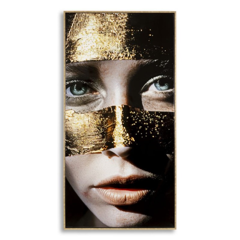 Lienzo lacado Nairobi B – Arte mural elegante y refinado (52 x 4 x 102 cm)