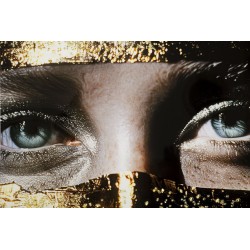 Lienzo lacado Nairobi B – Arte mural elegante y refinado (52 x 4 x 102 cm)