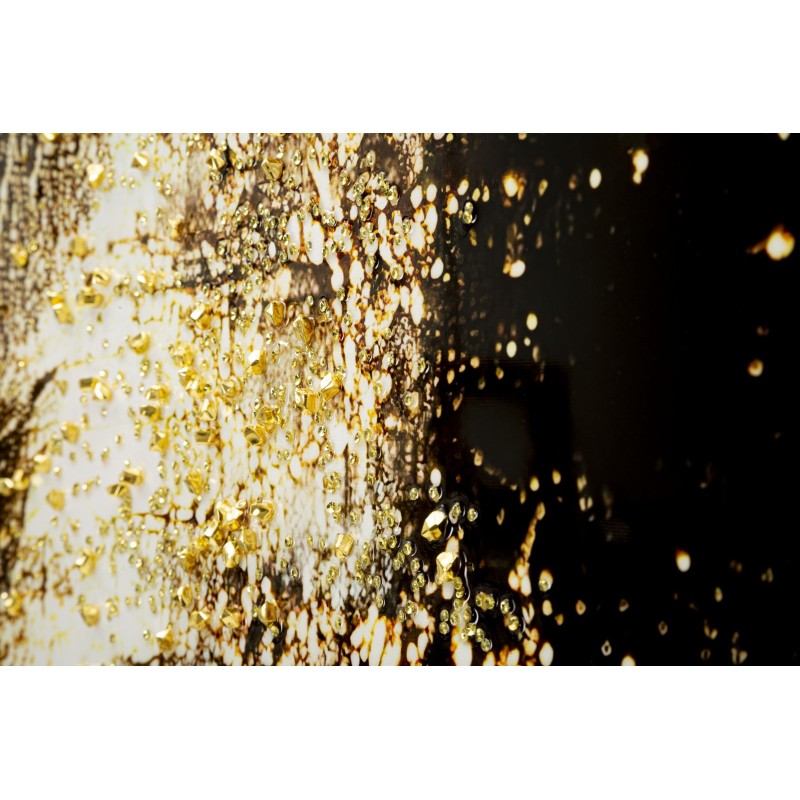 Lienzo lacado Nairobi B – Arte mural elegante y refinado (52 x 4 x 102 cm)