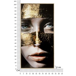 Lienzo lacado Nairobi B – Arte mural elegante y refinado (52 x 4 x 102 cm)