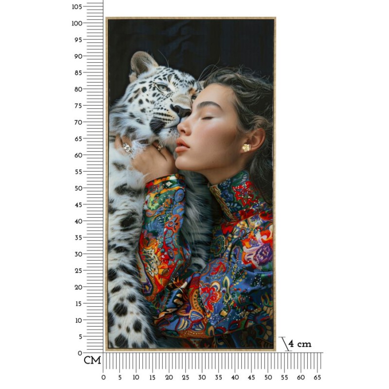 Moira Lienzo lacado – Sofisticación y colores sutiles (52 x 4 x 102 cm)