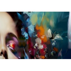 Pintura sobre lienzo lacado, Marty H – Arte y sofisticación mural (62 x 4 x 92 cm)