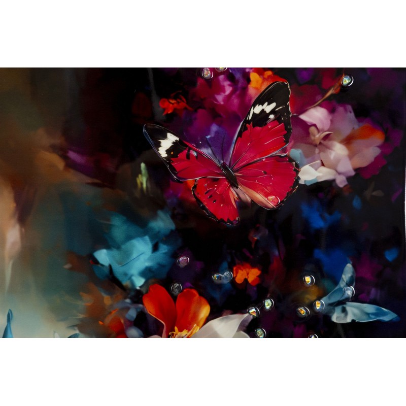 Pintura sobre lienzo lacado, Marty H – Arte y sofisticación mural (62 x 4 x 92 cm)